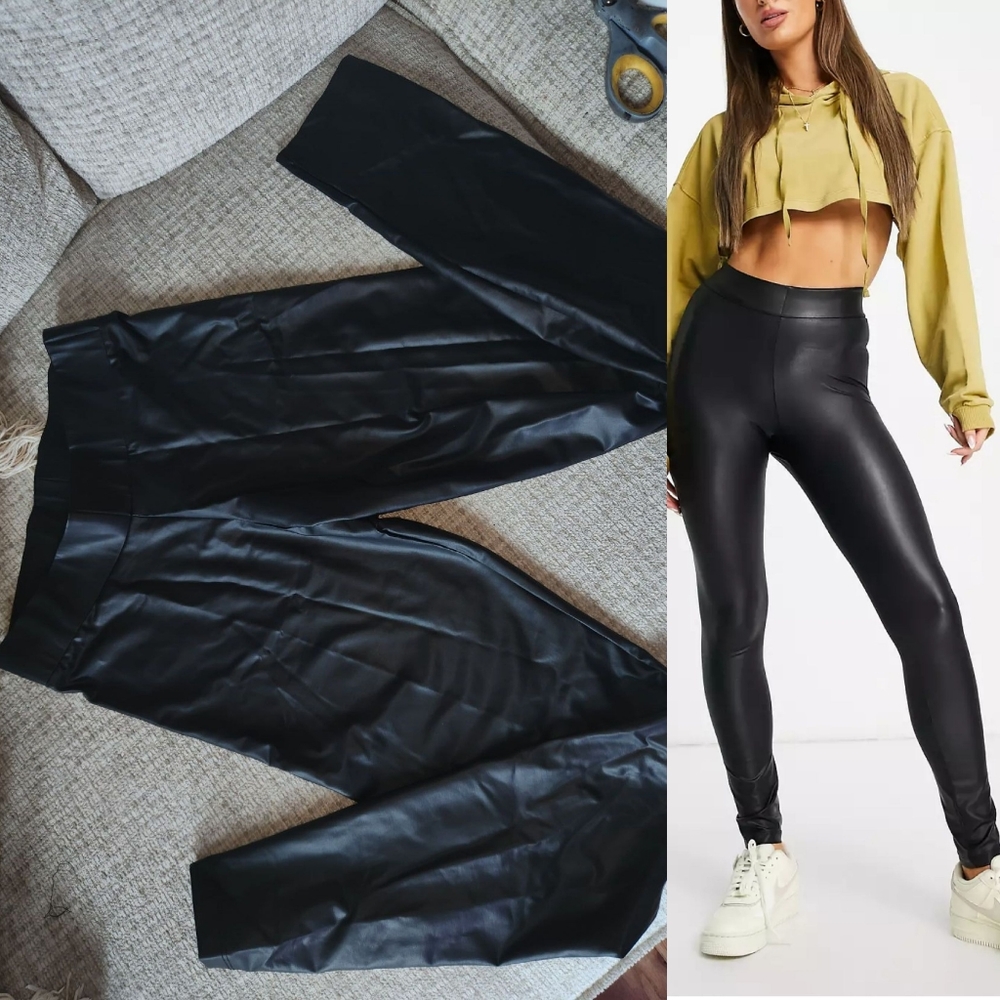 Leather leggings